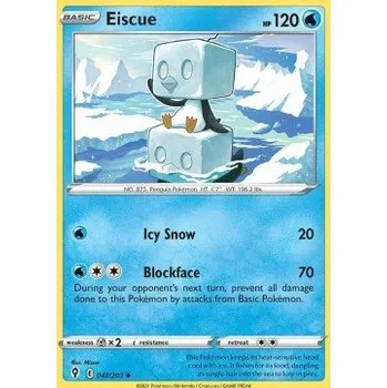 Společenská hra Pokémon EVS 047/203 Eiscue - Evolving Skies Stav: Near Mint, Verze: NORMAL