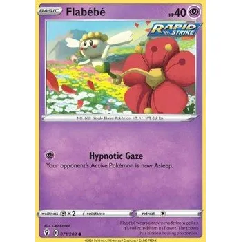 Sběratelská karetní hra Pokémon EVS 071/203 Flabébé - Evolving Skies Stav: Near Mint, Verze: NORMAL