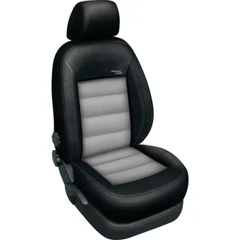 Potah na volant Autopotahy VOLKSWAGEN T5, 8 míst, od r. 2003-2014, AUTHENTIC LEATHER černošedé