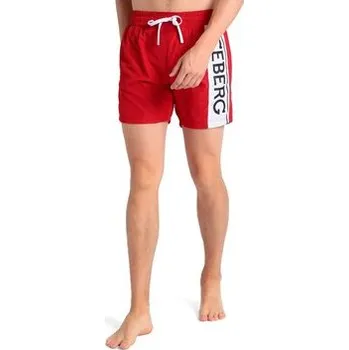 Pánské plavky Iceberg Plavecké šortky ICE2MBM02 Červená Regular Fit M
