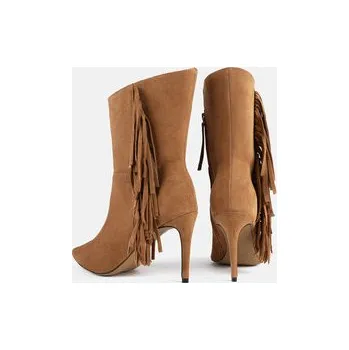 Dámské kozačky L37 Polokozačky GOOD VIBRATIONS Měděná 41