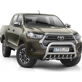 Tuning Ochranný rám "A" s příčkou a nápravnicí - Toyota Hilux (2021 -)