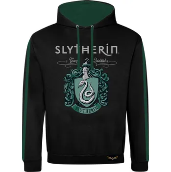 Pánská mikina Pánská mikina Harry Potter: Majetek Zmijozelu (2XL) černá bavlna