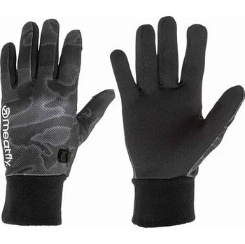 Cyklistické rukavice rukavice Meatfly Powerstretch - Morph Black L