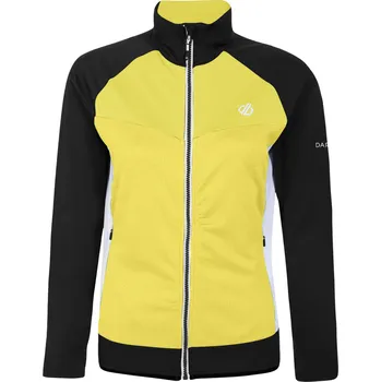 Dámská mikina DARE 2B Dámská fleecová bunda Elation II 2XL ČERNÁ|ŽLUTÁ
