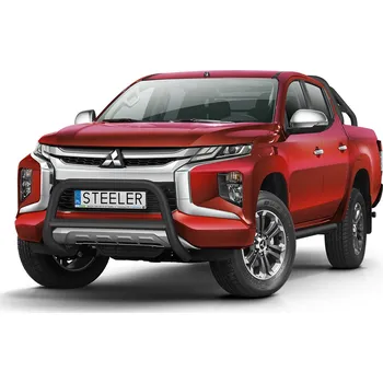Tuning Ochranný rám "A" s příčkou ČERNÝ - Mitsubishi L200 (2019 -)