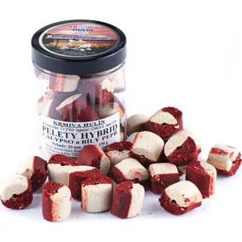 Pelety HYBRID - CALYPSO a BÍLÝ PEPŘ - Ø 20 mm 150 g