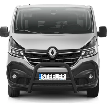 Tuning Ochranný rám "A" s příčkou ČERNÝ - Renault Trafic (2019 - 2021)