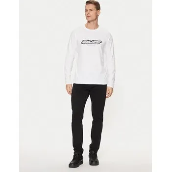 Pánská košile Jack & Jones S dlouhým rukávem Vesterbro 12266419 Bílá Relaxed Fit M
