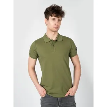 Pánská košile Iceberg Polokošile F031631A Khaki Regular Fit XL