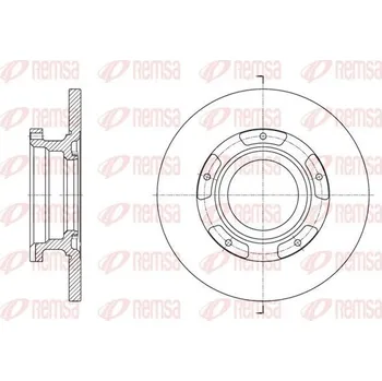Brzdový kotouč Brzdový kotouč REMSA 61564.00