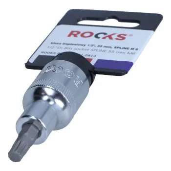 Gola hlavice Rooks Nástrčná hlavice, tisícihran 55mm, spline M6 OK-01.2814