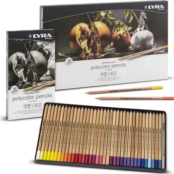 Kresba Pastelky Lyra Rembrandt Polycolor sada 36 barev v plechové krabičce