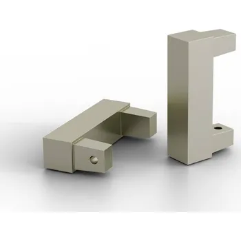 Podlahová lišta NOVÁK Koncovka/roh pro lištu 40x10 elox titan AASE 40/10-T-X/1