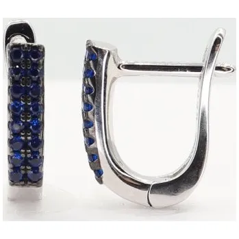 Náušnice Stříbrné náušnice s klasickým zapínáním