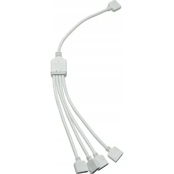 LED osvětlení ROZDĚLOVAČ RGBW rozbočovač 1/4 LED pásku konektor