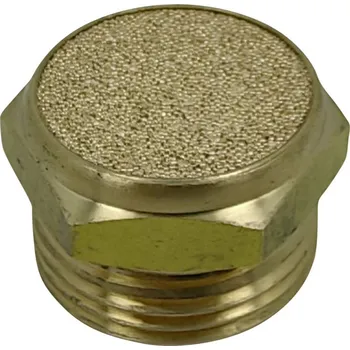 TRU COMPONENTS pneumatický tlumič hluku TC-12770340 Vnější závit G3/4 15 bar mosaz 1 ks