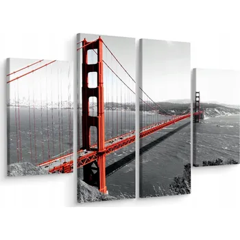 Obraz Vícedílný obraz MOST Architektura 3D 160x120