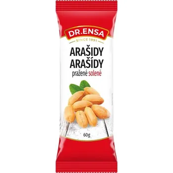 Sušená potravina Arašídy pražené solené 60g - Dr.Ensa