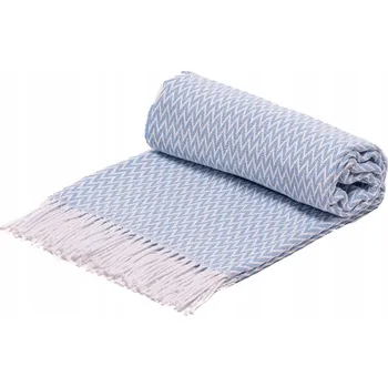 Prostěradlo Deka Rena Home bavlna 140 cm x 200 cm modrá