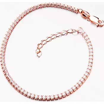 Oblečení a móda Dámský náramek stříbro 925 se zirkony B1702031-1905-SLX délka 19 cm