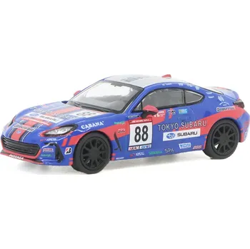 autíčko Subaru BRZ #88 Tokyo Subaru Racing 1:64 - POP RACE Subaru BRZ No.88 - kovový model auta 1/64