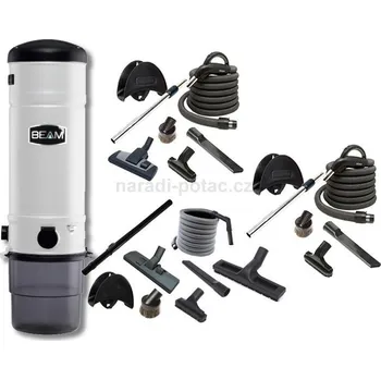 Centrální vysavač BEAM Platinum SC385 WHITE + sada s vypínáním Progression