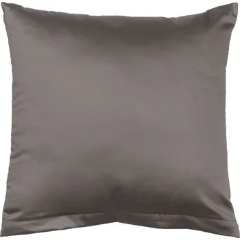 Polštář SCANquilt povlak SATÉN COLOR hnědá 50 x 70 cm