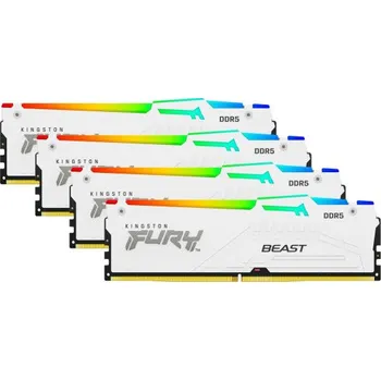 Operační paměť Kingston FURY Beast RGB - DDR5 - Kit - 128 GB: 4 x 32 GB (KF556C40BWAK4-128)