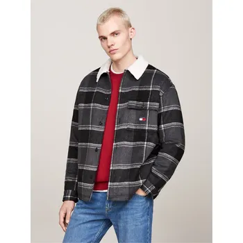 Pánská větrovka Bunda Tommy Jeans Black Check 1058958 S