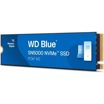 SSD disk WD Blue SN5000 NVMe SSD 4TB M.2 PCIe Gen4 Internes Solid-State-Module (WDS400T4B0E)
