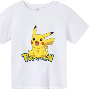 Dívčí tričko Pokémon Dětské pohodlné tričko "Pokémon" - 6 barevných variant Barva: 17 bílá, Velikost: 120