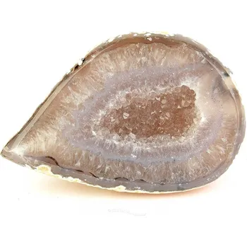 Přírodní kámen Šedý achát přírodní geoda 209g (Brazílie)