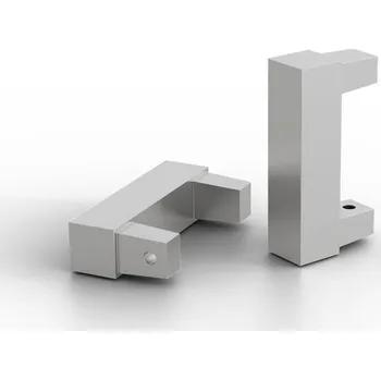 soklová lišta NOVÁK Koncovka/roh pro lištu 40x10 elox stříbro AASE 40/10-X/1