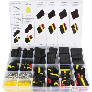 Sada nářadí Elektrické konektory - štekry, voděodolné, sada 622 ks