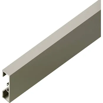 soklová lišta NOVÁK Podlahová - soklová lišta 40x10 elox titan, 2,7m AASE 40/10-T