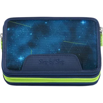 Penál Vybavený třípatrový penál Step by Step XXL, Starship Galactus