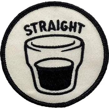 NÁŠIVKA THE DUDES Straight Patch - béžová + při osobním odběru 104 Kč