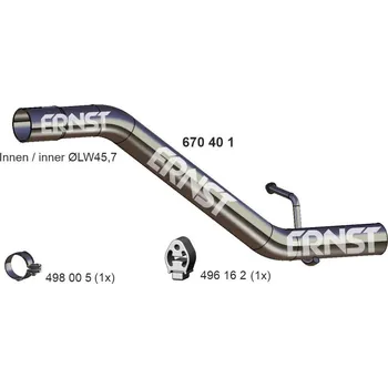 Výfuková trubka Výfuková trubka ERNST 670401