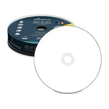 Optické médium MEDIARANGE BD-R BLU-RAY 50GB 6x Dual Layer spindl 10ks Inkjet Printable