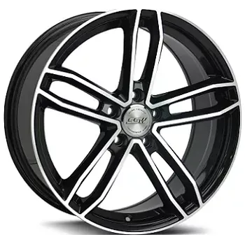 Alu kolo Alu kola STAMFORD S338, 18x8 5x112 ET35, černá lesklá + leštění