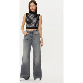 Dámský svetr Tommy Jeans Rolák DW0DW19346 Černá Slim Fit XL