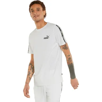 Pánské tričko PUMA PÁNSKÉ TRIČKO T-SHIRT ESS TAPE TEE WHITE 847382 02 Velikost: L