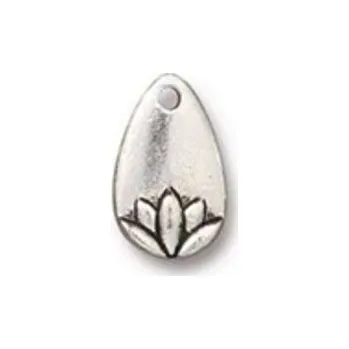 Přívěsek TierraCast přívěsek Lotos Petal starostříbrný