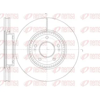 Brzdový kotouč Brzdový kotouč REMSA 6988.10