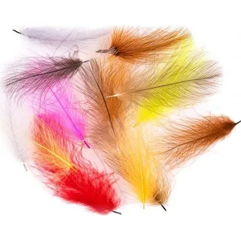 CDC peří Quill & Fly fluo zelená