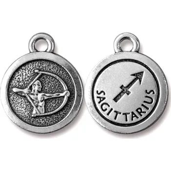 Přívěsek TierraCast přívěsek Sagittarius Střelec starostříbrný