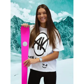 Sjezdové lyže Dámské lyže AK Ski PINK.POPART + vázání Salomon Z12 GW
