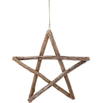 Vánoční ozdoba Dřevěná závěsná vánoční ozdoba Bloomingville Rai ID_1451074