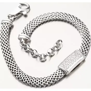 Šperk Dámský náramek - stříbro 925 se zirkony B1400749-1304-SLX délka 18 cm